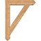 Ekena Millwork Traditional Arts and Crafts Smooth Bracket w/ Offset Brace, Western Red Cedar, 7 1/2"W x 36"D x 48"H BKT0806X36X48TRA03SWR - alternate 2